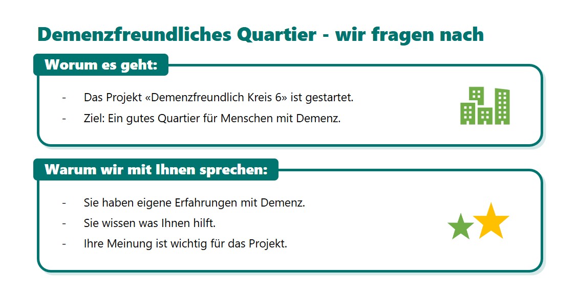 Flyer Demenzfreundliches Quartier